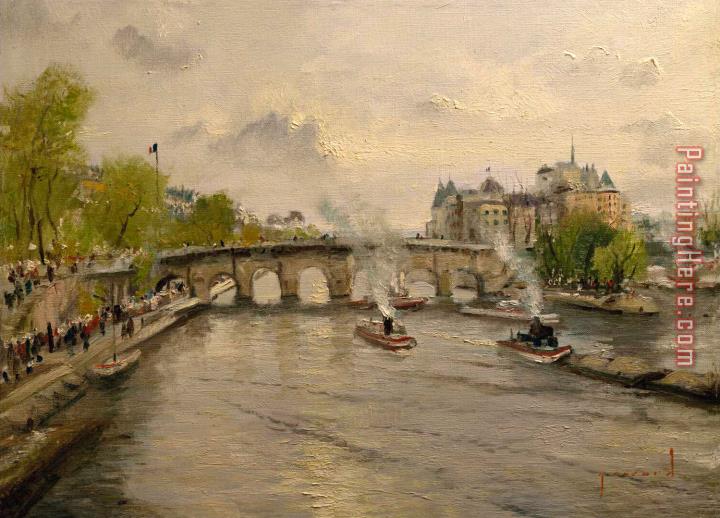 Thomas Kinkade River Seine